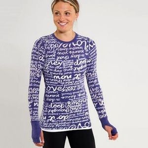 Lululemon Manifesto Long Sleeve